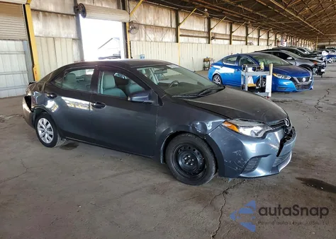 2016 Toyota Corolla L z USA, uszkodzony, nr VIN 2T1BURHE4GC499032